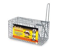 Sandokan Trappola per Topi Dispositivo in Metallo Cattura Senza Ferire l'Animale Pronta all'uso Anti Roditori e Animali Selvatici