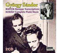 György Sándor Bartok: Baroque Transcriptions/Kodaly: Complete Piano Music (CD)