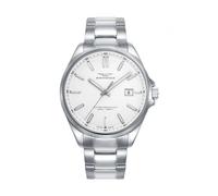 Sandoz Casual 83001-07 orologio da uomo in acciaio inossidabile bianco