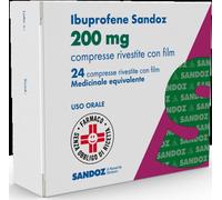 sandoz Ibuprofene 200 mg Antidolorifico 24 Compresse Rivestite