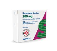 Sandoz Ibuprofene Antidolorifico 200mg 24 Compresse Rivestite