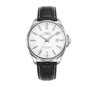 Sandoz Orologio da uomo 83005-07 Casuel Pelle Nera Acciaio e Zaffiro 83005-07 Swiss Made