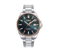 Sandoz Orologio Uomo Acciaio Verde Swiss Made Casuel 83001-67, Bracciale