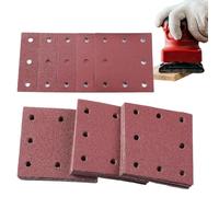 Sandpaper Assortment, 120 Pieces Sanding Sheets, 4.3x4.5in Polish Pads, Industrial Sanding Supplies, Ideal for Metal, Concrete, Floor, Cabinet, Boat, Model Making, and Craft Projects