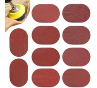 Sandpaper For Wood, Multiple Purposes Abrasive Polishing Pad Kits 80 To 3000 Grit, Grinder Attachment Variety Kit, Convenient To Use Drill Grinder Tool For Artificial Stone, Wood, Metal