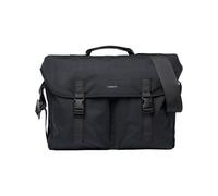 Sandqvist - Borsa a tracolla 16L - Everyday Messenger Bag Black in Pelle - Nero