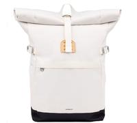 Sandqvist - Zaino 23L - Icon Rolltop Backpack M Birch in Pelle - Bianco