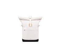 Sandqvist - Zaino 23L - Icon Rolltop Backpack M Birch in Pelle - Bianco