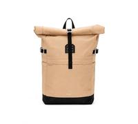 Sandqvist Icon Rolltop Zaino porta PC 14”, 23L, Beige, scomparto laptop 14”, materiali riciclati e idrorepellenti