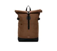 Sandqvist Icon Rolltop Zaino porta PC 14”, 23L, Marrone, scomparto laptop 14”, materiali riciclati e idrorepellenti
