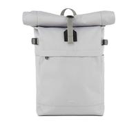 Sandqvist - Sac à dos 23L - Icon Rolltop Backpack M Light Grey in Pelle - Grigio