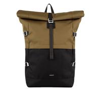 Sandqvist - Sac à dos 26L - Icon Rolltop Backpack L Multi Olive in Pelle - Marrone