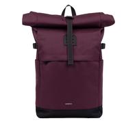 Sandqvist - Schiena 23L - Icon Rolltop Backpack M Cabernet in Pelle - Bordeaux