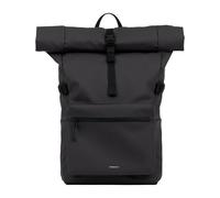 Sandqvist - Schiena 34L - Stream Rolltop Backpack L Black in Poliestere Riciclato - Nero