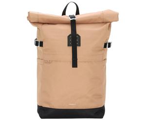 Sandqvist - Zaino da 23 litri - Icon Rolltop Backpack 14" Beige in Pelle