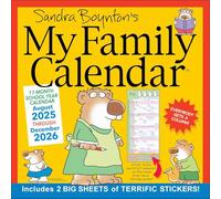 Sandra Boynton – Calendario da parete My Family 17 mesi 2025-2026
