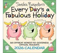 Sandra Boynton's Every Day's a Fabulous Holiday 2026 Wall Calendar