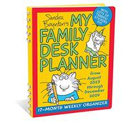 Sandra Boynton's My Family Desk Planner 17-month 2023-2024 Calendar