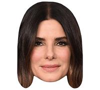 Sandra Bullock (Smile) Maschere di persone famose, facce di cartone