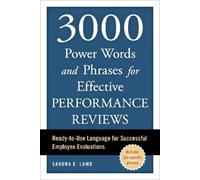 Sandra E. Lamb 3000 Power Words and Phrases for Effective Performanc (Tascabile)
