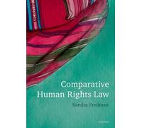 Sandra Fredman Comparative Human Rights Law (Tascabile)