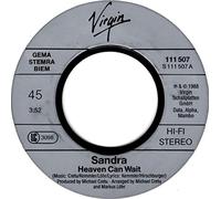 SANDRA - heaven can wait 45 rpm single