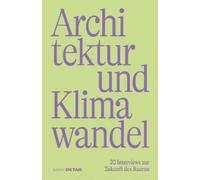 Sandra Hofmeister Architektur Und Klimawandel (Tascabile)