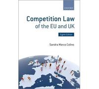 Sandra Marco Colino Competition Law of the EU and UK (Tascabile)