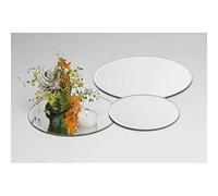 Sandra Rich Specchio da tavolo, specchio decorativo, diametro 25 cm, rotondo in vetro