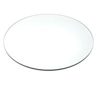 Sandra Rich Vetro placca a Specchio Specchio di Vetro Giradischi Candele Piastra Rotonda e Piatta, Ø 30 cm