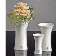 Sandra Rich X-Vase Porcellana Bianca, Vaso Da Tavolo Moderno