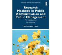 Sandra van Thie Research Methods in Public Administration and Public (Tascabile)