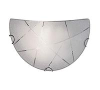 Applique Trio Lighting Sandrina lampada da parete design moderno vetro satinato