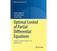 Sandro Salsa Andrea Manzoni Alf Optimal Control of Partial Different (Tascabile)