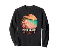 Sands Bahamas Spiaggia Tropicale Tramonto Design Felpa