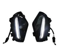 SANDSIS Indicatori Direzione Laterali 2 Pezzi LED DRL Marcia Diurna Fendinebbia Gruppo Frecce Per Toyota Per RAV4 2019 2020 2021 2022 2023 Accessori Auto(BIANCO)