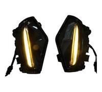 SANDSIS Indicatori Direzione Laterali 2 Pezzi LED DRL Marcia Diurna Fendinebbia Gruppo Frecce Per Toyota Per RAV4 2019 2020 2021 2022 2023 Accessori Auto(Giallo)