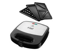 SANDWICH MAKER FIESTA 3 IN 1 760 W NERO DEEP FILL PIASTRE MULTIFUNZIONE PANINI T