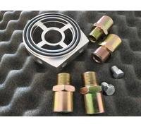 sandwich plate adattatore piastra filtro olio 4 raccordi universali auto