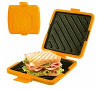 Sandwich Press | Utensili Da Cucina Antiaderente E Portatile | Grill per Panini Microonde Tostapane per Formaggio - Per Preparare Alimenti E Riunioni Domestiche Colazioni Toast