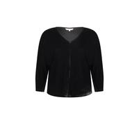 Sandwich T-shirt Long Sleeves On Velvet Jersey Solid Night Sky Taglia: XS | Maglie a manica lunga Outlet | Donna | Nero