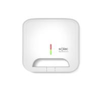 Sandwichera Solac Buon Sandwich II 2 Sándwiches, 750 W, Antiadherente, Blanco