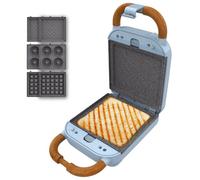 Sandwichiera Karactermania Rock'nToast Retro One Blue 3 Piastre Intercambiabili 700W