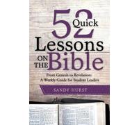 Sandy Hurst 52 Quick Lessons on the Bible (Tascabile)