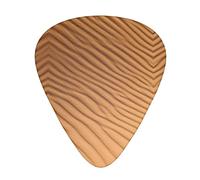 Sandy Terrain in Desert - Set di 12 plettri per chitarra acustica, con scatola trasparente
