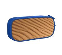 Sandy Terrein in Desert Astuccio per matite con stampa, per trucchi, gioielli, portatile, da viaggio, nero, Blu, Taglia unica, Astuccio portamatite