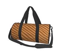 Sandy Terrein in Desert - Borsone rotondo con stampa, borsa da viaggio, borsa da palestra, fitness, allenamento, colore nero, taglia unica, Nero , Taglia unica
