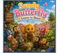 Sandy the Butterfly Learns to Share: A Heartwarming Rhyming Picture Book About Sharing, Kindness, Friendship & Generosity for Kids Ages 3-8 | Social Emotional Learning Bedtime Story for Boys & Girls