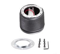 Sandyseptember Adattatore per mozzo volante da corsa a 6 fori per bulloni, in lega di alluminio, compatibile con Ford Mustang 1979 - 2004 non-GT nero