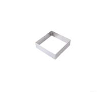 Sandyseptember Anello regolabile in acciaio inox per creare torte, torte e mousse, design salvaspazio (15 cm)